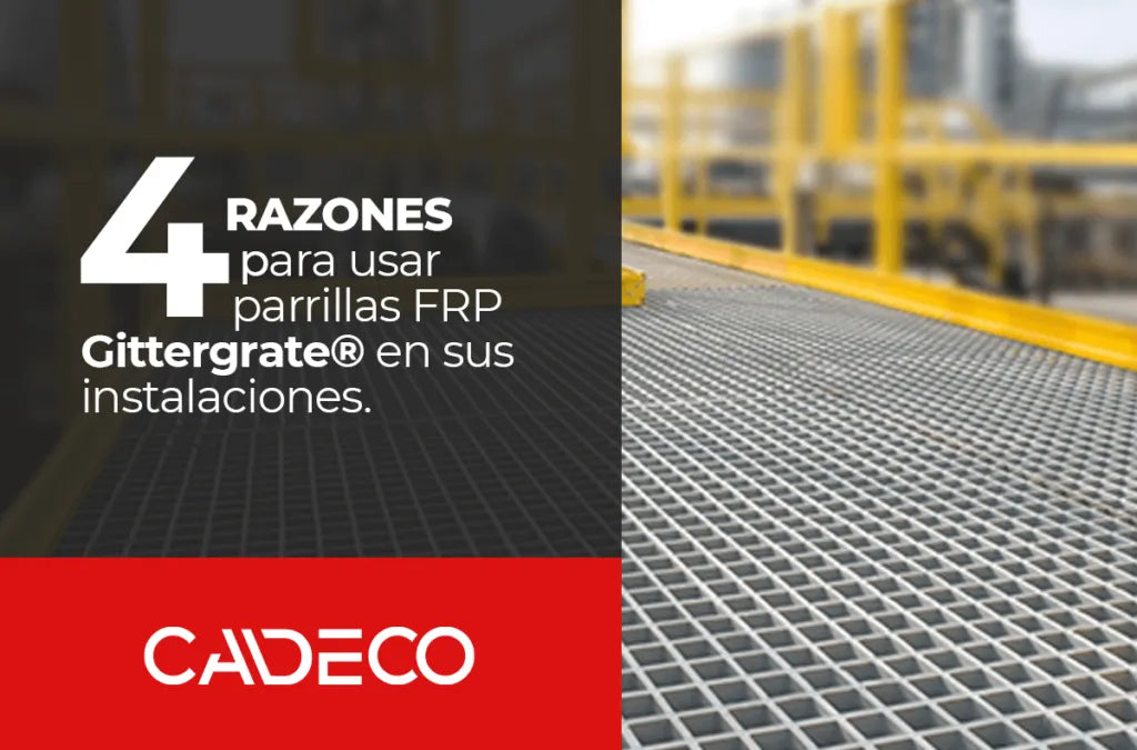 4 razones para usar parrillas de FRP Gittergrate® en sus proyectos
